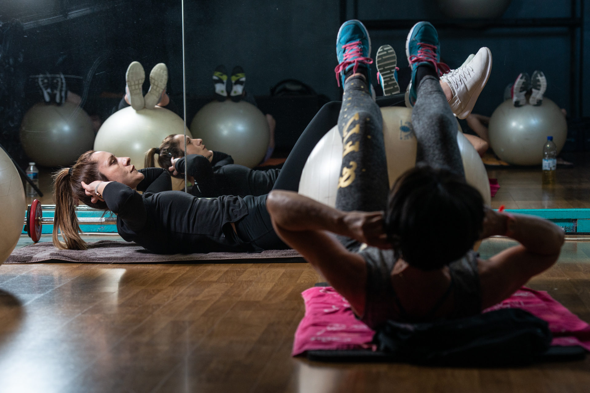 abdos cours collectif Ener'Gym Montbrison